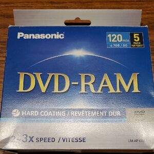 Panasonic Rewriteable  DVD-RAM 4 Pack